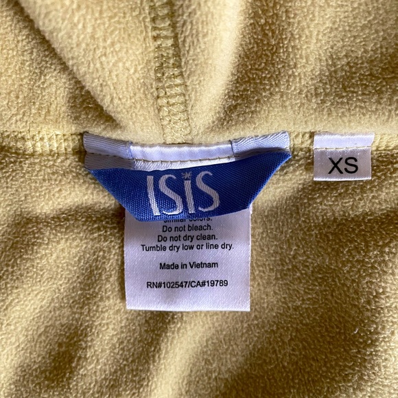 Isis Yellow Fuzzy Zip Up - Picture 4 of 4
